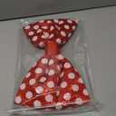 Suncalla Red and White Christmas Tree Topper Bow Tree Topper 14x8'' Large Red and White Polka-dot Sequin Bow for Indoor Outdoor Christmas Decoration Xmas Party Favors Holiday Treetop Decoration