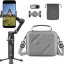 DJI Osmo Mobile 8 Bundle, Gimbal Stabilizer for Phone, Native Tracking with Apple DockKit, 360° Pan Rotation, Built-in Extension Rod & Tripod, 10h Battery, Extension Rod, Foldable 3-Axis Stabilization
