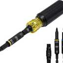 Klein Tools 32500HD Multi-Bit Screwdriver/Nut Driver, Impact Rated 11-in-1 Tool with Phillips, Slotted, Square and Torx Tips