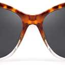 FEISEDY Polarized Vintage Sunglasses American Womens Square Jackie O Cat Eye Sunglasses B2451