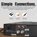 MEGATEK Region-Free HDMI DVD Player for TV, Compact CD/DVD Player for Smart TV, USB Port, Plays All Region DVDs & Multi Formats, Metal Housing, HDMI/RCA Cables & Remote Included