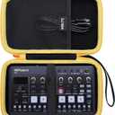 LTGEM Case Compatible with Roland AIRA Compact P-6 / S-1 / T-8 / E-4 / J-6 Creative Sampler Drum Sequencer, Yellow(Case Only)