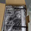 Hanging Shower Caddy Over Door: Silver Rustproof Shower Organizer over the Door - No Drilling Bathroom Rack for Inside Shower