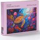 Underwater Wonders Jigsaw Puzzle for Adults  1000 Piece Puzzle with Bonus Poster Included, Unique Design & Vibrant Colors