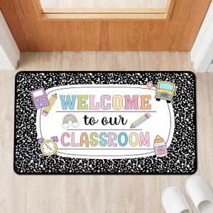 Tenceur Composition Classroom Door Mat 31.5 x 17.7 Inch Classroom Rug
