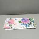 12 Pcs Hydrangea Flowers Cloth Napkins Floral Butterfly 20'' x 20'' Washable Dinner Tea Party Napkins for Kitchen Party Wedding Restaurant Indoor Outdoor Botanical Fresh Spring Summer