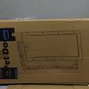 PetSafe Plastic Pet Door - Easy Install for Wood, PVC Metal & Paneled Doors - Rust-Free Plastic Frame - Flap Dimensions 8 1/4" W x 12 1/4" H - for Medium Dogs Weighing Up to 40 lb