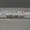 Persilux Cordless Zebra Blinds for Windows Shades (35.5" W x 64" H, Grey) Dual Layer Fabric Light Control for Day and Night Room Darkening Sheer Roller Shades for Home, Bedroom and Office