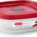 Rubbermaid Easy Find Lids 3-Cup Food Storage and Organization Container, Racer Red