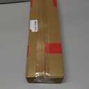 BRIOFOX Industrial Shower Curtain Rod - Rustproof Non-Slip 43-72 Inches Tension Curtain Rod for Window or Bathroom, Sunglow Gold