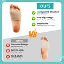 Orthopedic Metatarsal Pads, Foot Pads for Ball Pain Relief, Ball of Foot Cushion with Gel Pad for Women and Men, Morton's Neuroma, Metatarsalgia Support (Gray/Large/1pc)