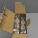 HINZER 6 Pcs Flameless Taper Candles with Remote & Timer 9.6 inch Real Wax Battery Operated LED Warm 3D Wick Flickering Window Candles for Halloween Christmas Wedding Decor, Ivory