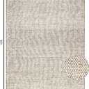 FRELISH DECOR Handwoven Jute Blend Cotton Area Rug - Contemporary Farmhouse Decor- Vintage Rustic Nautical Rugs for Bedroom - Living Room - Kitchen - Classy Home Decor (8'x10')