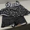 Century Star Womens Athletic 2025 Swimsuits for Women Two Piece Tankini with High Waisted Boyshorts Floral Bathing Suits (10-12)