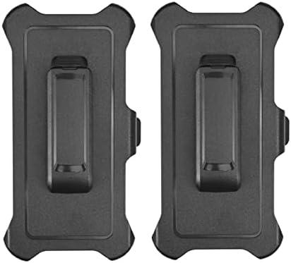 2PCS Replacement Belt Clip Holster for OtterBox Defender Series Case Apple iPhone 12, iPhone 12Pro, iPhone 13,iPhone 13Pro - 6.1"