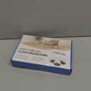 Ansible 24 Pcs Chair Leg Floor Protectors Square, Silicone Felt Furniture Leg Pads Caps Covers for Hardwood Floors (Fit:1-1/16" to 1-5/8") (Clear)