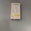 Heated Eyelash Curler for Natural Lashes 2-Level Adjustable Temperature Mini Electric Lash Curler Fast 3-Second Heat Up 24 Hours Long-Lasting Curl (White)