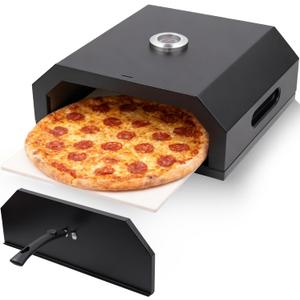 Outdoor pizza oven, a convenient pizza oven with a handle for grilling, suitable for use in courtyards and gatherings (pizza)