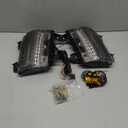 Upgrade LED Fender Light Sequential Flashing Turn Signal Lamp (with DRL) for Jeep Wrangler JL 2018-2023, Smoke Lens Halogen Lamp Upgrade Front Wheel Eyebrow LightNot Fit Sport Model