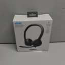 Logitech H390 Wired Headset for PC/Laptop, Stereo Headphones with Noise Cancelling Microphone, USB-A, in-Line Controls, Works with Chromebook - Black