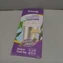 8 Gallon 60pcs Medium Clear Trash Bags Strong Clear Garbage Bags, Bathroom Trash Can Bin Liners, Plastic Bags for Office Home Kitchen, Waste Basket Liner, Fit 30 Liter, 7,8 Gal(8G60-Clear)