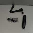 Electric Milk Frother Handheld: Rechargeable 3 in 1 - LED Digital Display with 3 Speeds Portable Stainless Steel Drink Foam Mixer for Milk Coffee, Lattes, Valentine's Day gifts - Onyx Black