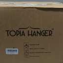 TOPIA HANGER Walnut Wooden Hangers 30 Pack, Wood Clothes Hangers, Durable Coat Hanger with 360-Degree Rotatable Hook, Non-Slip Pants Bar and Shoulder Notches for Camisole Tops - CT34WA30