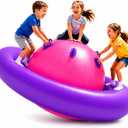 Playland Inflatable Dome Rocker for Kids Ages 5+ | Large 89” Balance Dome Rocker Bouncer with 8 Handles | Fits 3 Children, Heavy-Duty Outdoor Play Equipment for Backyard, 250 Lbs Capacity