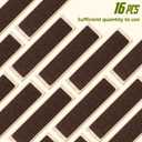 Stair Treads Non-Slip 16 Pack 8"x30" - Carpet Stair Runner for Indoor Wooden Steps with TPE Backing & Anti-Skid Surface, Reusable Adhesive Safety Rug for Kids/Elder/Pet-Friendly - Brown