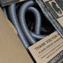 OVO Central Vacuum Standard Kit, with Low-Voltage Hose, ON/Off Control at The Handle, 12 Combo Brush and Accessories, for Hard Surfaces and Carpets, B 30', Black, (KIT-LV30S)
