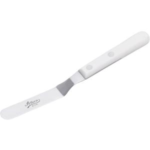 Ateco 1335 Offset Spatula with 4.5-Inch Stainless Steel Blade, Plastic Handle, Dishwasher Safe