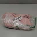 Women Office Wide High Waist Pants Loose Fit Elastic Waist Pleated Front Trousers for Work Casual (Medium Short, Pink)