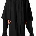 MyGradDay Graduation Master Cap and Gown Master Regalia with Black 2025 Tassel Package (51"(5'6"-5'8")