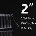 5000 Pcs Standard Tagging Gun Fasteners 2 inch, not jam The Tagging Gun, Clothing Tag Barbs Attachments for All Standard Price Tag Gun