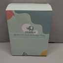 BEBOAN 6 Packs Storage Bags Organizer Jewelry Clothing Storage for Family Members, Travel Waterproof Container for Clutter and Other Little Items, Reusable Clear PVC Organizing Case Bags Black