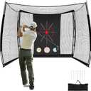 Golf Net, 11x8ft Golf Practice Hitting Net for Backyard Simulators