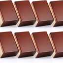 Geelin 8 Pack Wooden Furniture Risers 3 Inch High LShaped Bed Risers with Metal Screws and Anti-Slip Pads Furniture Legs Couch Legs Replacement Sofa Feet for Coffee Table Bed Dresser (Brown)