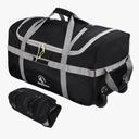 REDCAMP 85L/120L/140L Foldable Duffle Bag with Wheels, Large Travel Duffel Bag 120l Black (Large)