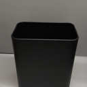 Cesun Small Bathroom Trash Can 2.1 Gallon Wastebasket, Modern Metal Garbage Can Office Waste Basket, Matte Black Stainless Steel Trash Bin for Bedroom, Home Office, Toilet, rv, Near Desk, Under Sink