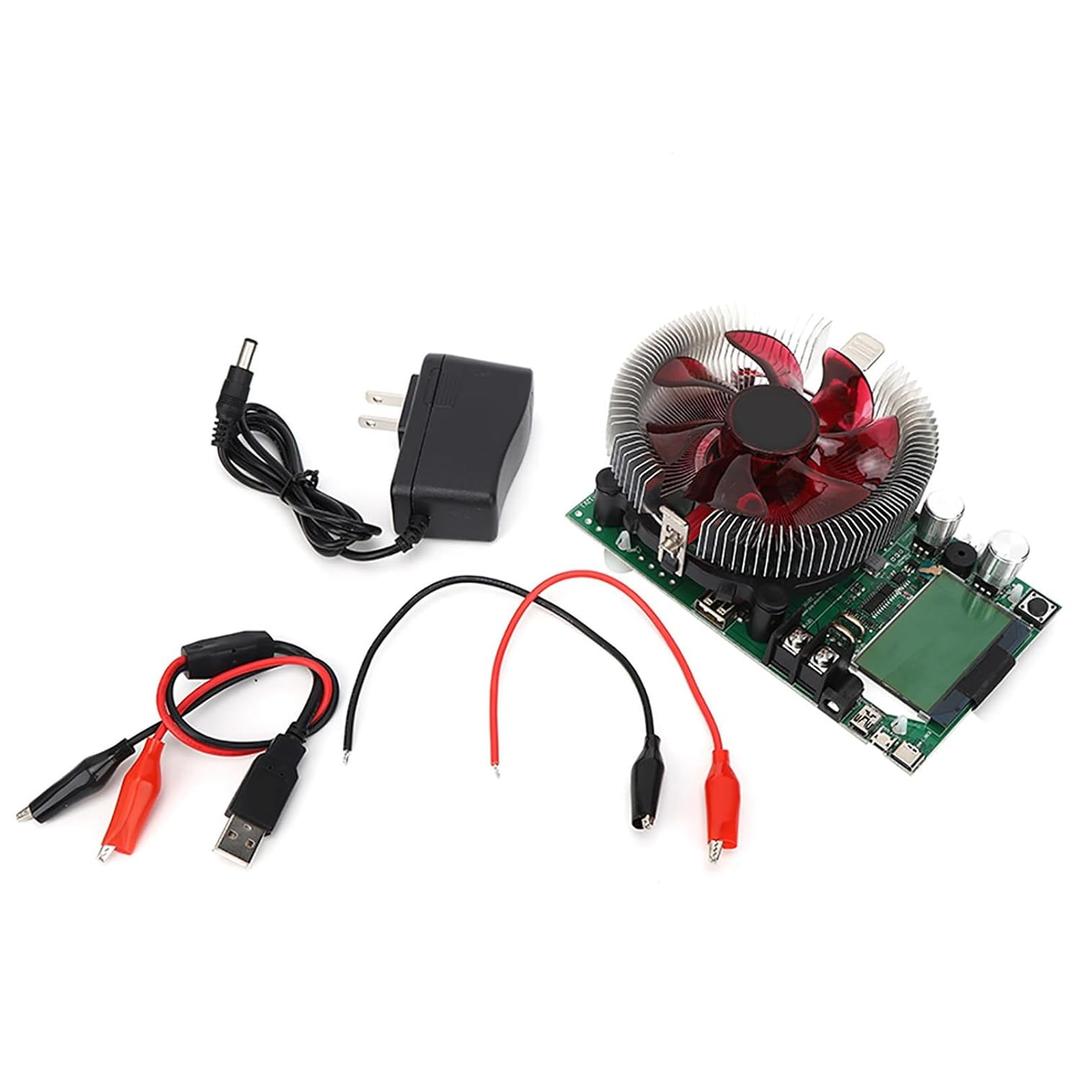 Battery Capacity Tester, USB Battery Load Tester Module, 185W 20A Adjustable Electronic Load