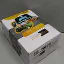 FORABEST Heated Lunch Box - 80W Electric Lunch Box - Portable Food Warmer with 2 Stainless Steel Containers 1.5L, Carry Bag & Leakproof Lid - 12V/24V Car/Truck & 110/220V Home/Office - Neon Blue