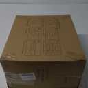 HORLIMER 4x4x2 inches Shipping Boxes Set of 100, White Corrugated Cardboard Box Literature Mailer