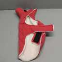 Malier Dog Winter Coat, Windproof Dog Cold Weather Coats with Real Pocket, Winter Extra Warm Pet Coat Fleece Jacket Reflective Clothes for Small Medium Large Dogs and Puppy (Red, Medium)