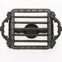 Sungmor Heavy Duty Cast Iron Teapot Dish Warmer Stable Holder for Tealight Stand | Tealight Warmer Decorative Stove for Villa Yard Balcony-Square