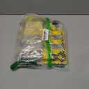 STANLEY S9500 Black/Yellow 1" x 10' Ratchet Straps - Light Cargo (300 lb Working Load / 900 lb Break Strength), 4 Pack