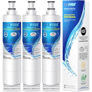 ICEPURE 4396508 Replacement for Whirlpool 4396510, EDR5RXD1, PNL240V, 4396508p, 4396547, 4392857,LC400V, WF-NLC240V,46-9010, Everydrop Filter 5 Refrigerator Water Filter,3PACK