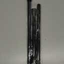 Black Tension Curtain Rod 28 to 48 Inch Spring Rod No Drilling Adjustable Shower Curtain Rod for Windows, Bathrooms, Closet, Kitchen