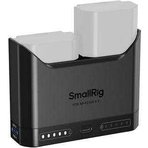 SMALLRIG NP-FZ100 Battery Charger for Sony, 2h Dual Slot Camera Charger with 22.5W USB-C Fast-charging Port,Full Compatible with Sony Alpha A7V A7III A7IV A6700 FX3 FX30 A9 A7CII A7RIII ZV-E1 ZV-E10II