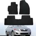 Mythoria Waterproof Car Floor Mats Full Set Compatible with Toyota Corolla 2009 2010 2011 2012 2013 | All-Weather Protection, with Anti-Skid Retaining Buckle | Automobile Floor Liner Accessory