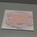 INIA Red Light Therapy Mask for Face  4 Light Modes with 850nm NIR, Red & Blue LED Light Therapy, 2600mAh Rechargeable LED Face Mask for Radiant Glow at Home, Pink